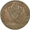 Image 1 : FRENCH COLONIES, struck at the La Rochelle Mint, bronze 9 deniers, Louis XV, 1721-H.