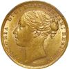 Image 1 : GREAT BRITAIN, London, England, gold sovereign, Victoria (young head), 1872, St. George type, NGC AU