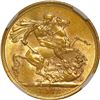 Image 2 : GREAT BRITAIN, London, England, gold sovereign, Victoria (young head), 1872, St. George type, NGC AU