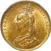 Image 1 : GREAT BRITAIN, London, England, gold sovereign, Victoria (Jubilee head), 1889, NGC MS 61.
