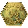 Image 2 : GUATEMALA, Pochuta, brass hexagonal ½ real token, ca. late 1800s, La Florida / Wyld Hermanos, PCGS M