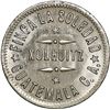 Image 2 : GUATEMALA, Xolhuitz (Quetzaltenango), copper-nickel 3 centavos token, late 1800s(?), Finca la Soleda
