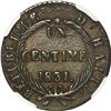 Image 2 : HAITI, copper 1 centime, An 28 (1831), NGC AU 50 BN, ex-Rudman.