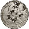 Image 1 : MEXICO, Mexico City, bust 4 reales, Charles III, 1786 FM, with chopmarks from circulation in Asia.