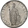 Image 1 : PERU, Lima, 8 reales, 1828 JM, NGC UNC details / rev spot removed, ex-Almenara.