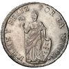 Image 1 : PERU, Cuzco, 8 reales, 1831 G, NGC UNC details / rev cleaned, ex-Almenara.