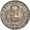 Image 2 : PERU, Cuzco, 8 reales, 1832 B, NGC AU details / obv spot removed, ex-Almenara.