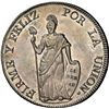 Image 1 : PERU, Cuzco, 8 reales, 1840 A, NGC AU details / cleaned, ex-Almenara.