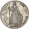 Image 1 : PERU, Lima, 8 reales, 1855 MB, NGC UNC details / cleaned, ex-Almenara.