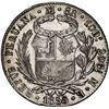 Image 2 : PERU, Lima, 8 reales, 1855 MB, NGC UNC details / cleaned, ex-Almenara.