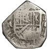 Image 1 : SPAIN, Seville, cob 1 real, 1627 R, rare.