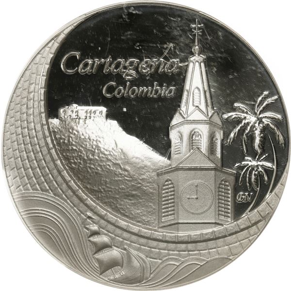 COLOMBIA, proof silver medal, 2021, Third International Convention of Historians and Numismatists in