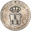 Image 1 : CUBA (under Spain), 1 real-sized silver proclamation medal, Isabel II, 1834, Habana (Havana), NGC AU