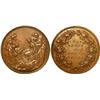 Image 1 : GREAT BRITAIN, large bronze medal, 1862, London International Exposition, by Leonard Wyon, struck by