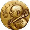 Image 1 : PUERTO RICO, bronze high-relief medal, no date (1973), Pablo Casals, by MACO, ex-Roehrs.