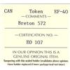 Image 3 : Breton 572 Card Token ICCS EF40