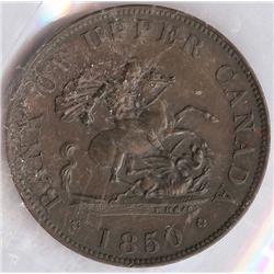 Breton 720 PC5A 1/2P Upper Canada 1850 ICCS MS60