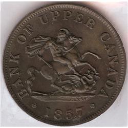 Breton 720 PC5D 1/2P Upper Canada 1857 ICCS MS60
