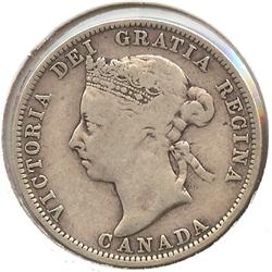 Canada 25 Cents 1891 key date