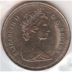 Canada 50 Cents 1982 Small Beads ICCS MS65