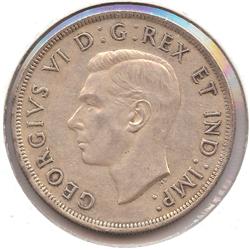 Canada $1 1945 AU50