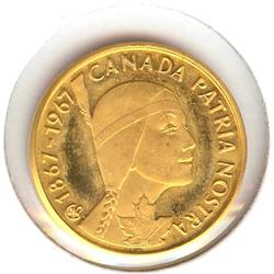 Canada (Germany) Gold Ducat 1967