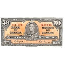Bank of Canada $50 1937 Issue BC-26c