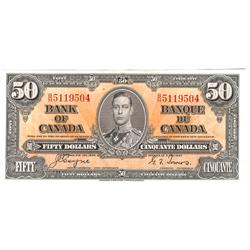 Bank of Canada $50 1937 Issue BC-26c