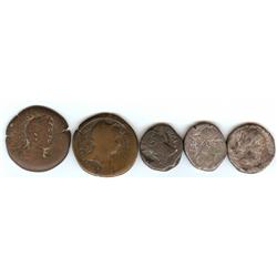 Roman Egypt Lot of 5 coins