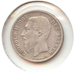 Belgium 50 Centimes 1867