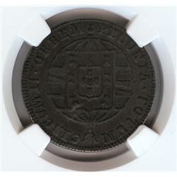 Brazil 40 Reis NGC VF Details