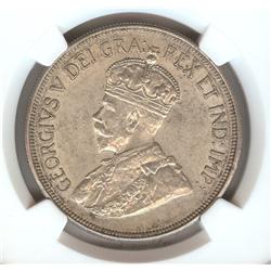 Cyprus 45 Piastres 1928 NGC AU58