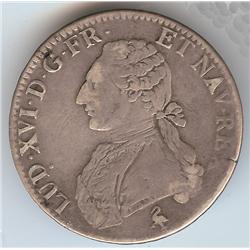 France Louis XVI Ecu 1784A