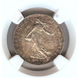 France Franc 1905 NGC MS62