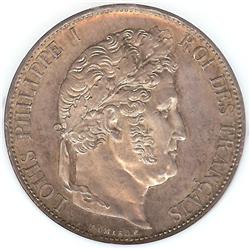 France 5 Francs 1847A NGC MS64