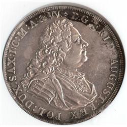 Germany Saxony Thaler 1734 IGS NGC XF Details