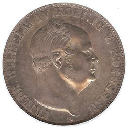 Germany Prussia Thaler 1855A NGC AU50