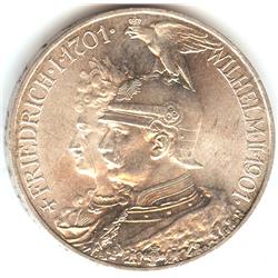 Germany Prussia 5 Mark 1901 BU
