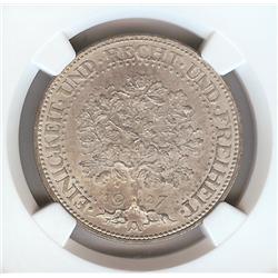 Germany 5 Reichsmark 1927A NGC MS63