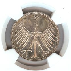 Germany 5 Mark 1956 NGC PF65