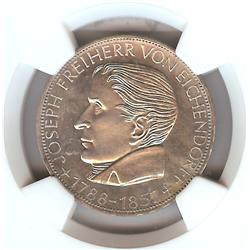 Germany 5 Mark 1957J Eichendorf NGC MS65