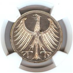 Germany 5 Mark 1958D NGC PF66 Cameo