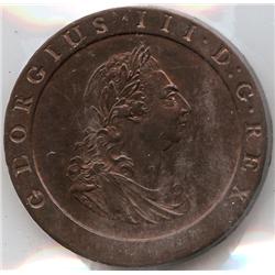 Great Britain George III Penny 1797 ICCS MS60