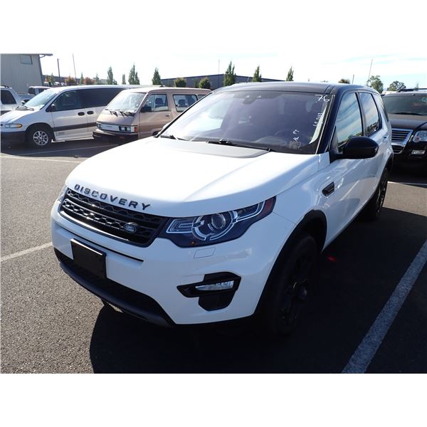 2018 Land Rover Discovery Sport