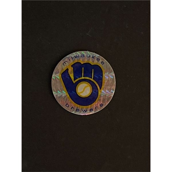 Vintage 1990s POGs Game Cap MLB Milwaukie Brewers