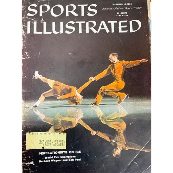 Sports Illustrated Magazine 1958 Barbara Wagner and Bob Paul Issue