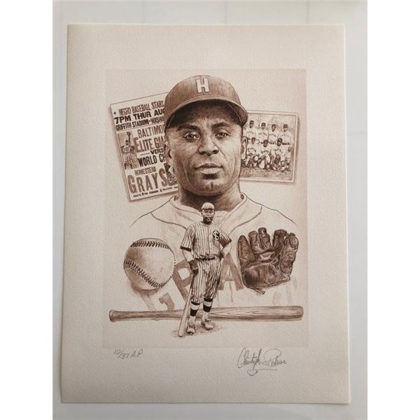 Oscar Charleston Artwork. Individually  Numbered Signed Artists Proof