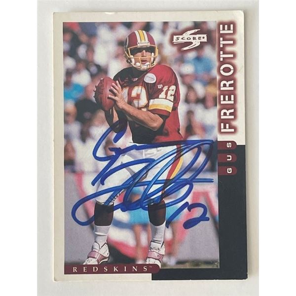 Washington Redskins Gus Frerotte signed 1998 Score #197  trading card