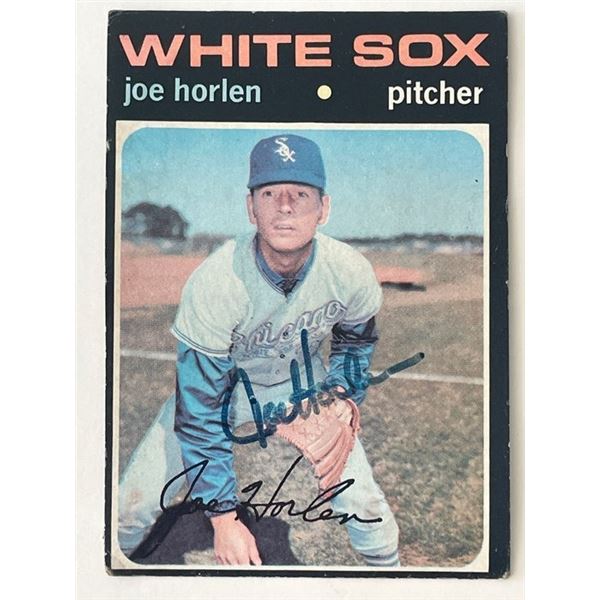 Chicago White Sox Jay Horlen signed trading card