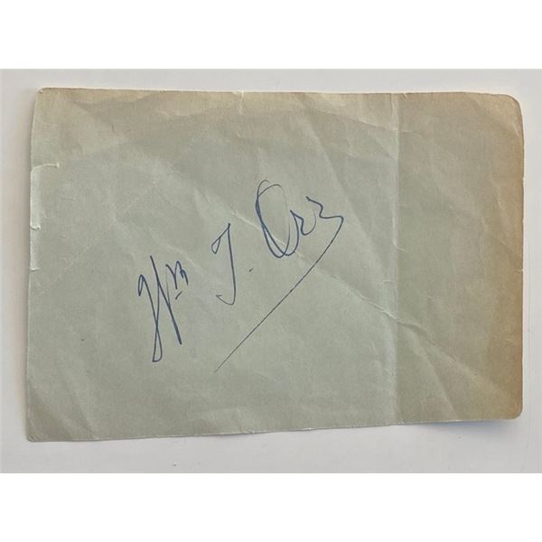 William T. Orr original signature